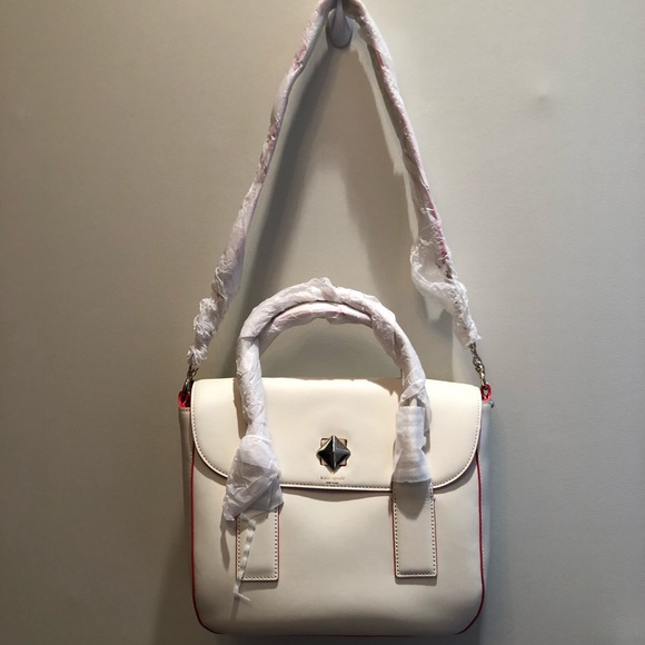 kate spade Handbags - NWT Kate Spade Bag - white with gold hardware